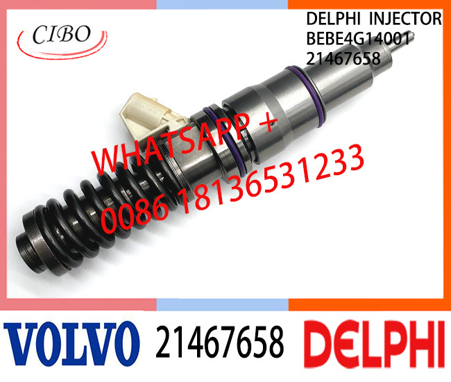 21467658 BEBE4G14001 Fuel engine Diesel Injector 21467658 BEBE4G14001 E3.4 for VOL MD11