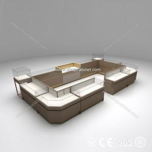 China fashion wall wood showcase designs/jewelry free stand design wholesale