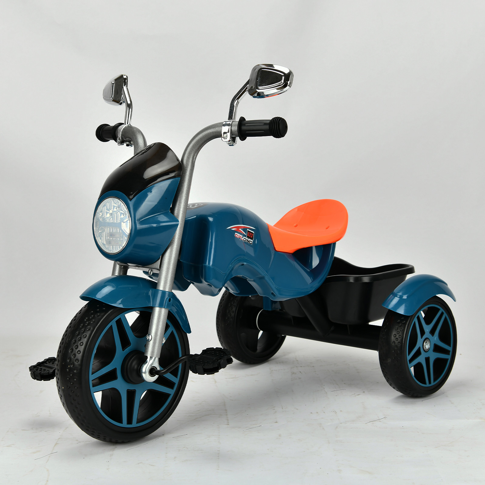Children Tricycle Steel Frame Boys Triple Wheel Bicycles Without Scooter