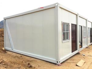 China Movable Painted Expanding Container House EPS Sandwich Panels Roof IEC Standard wholesale