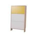 Yellow Flip Design 107cm 18KG Wood Shoe Organizers