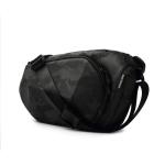 Waterproof Chest Fashion Fanny Pack Black Anti Theft Crossbody Bag Oxford Sling