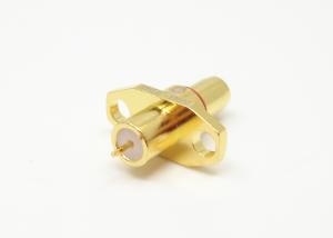 China 50 Ohm Brass Gold Plated Mini BMA Male Rf Coaxial Connector wholesale