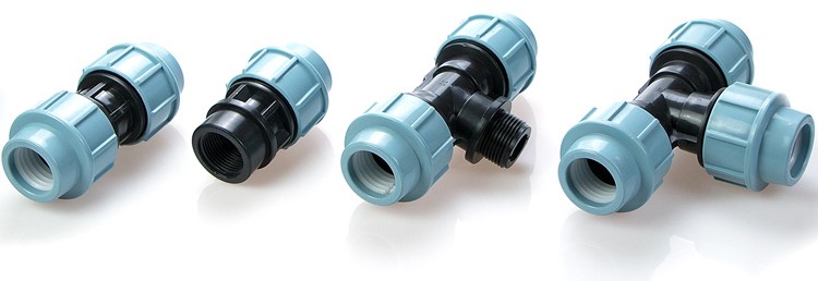 ISO Approved PP Compression Fitting , Polypropylene Coupling For Water Supply