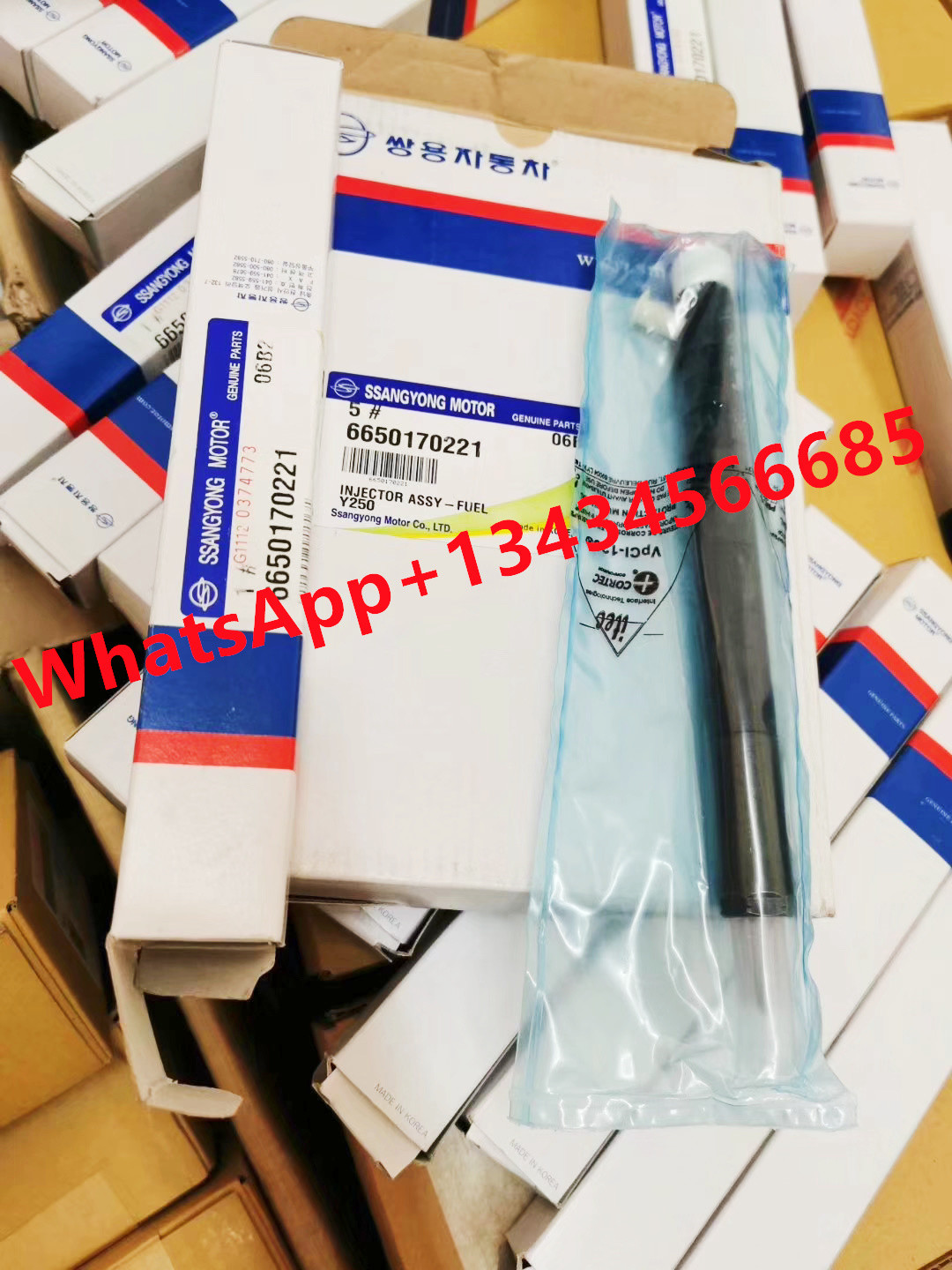 Genuine Original Common Rail Injector A6650170221 EJBR04401D R04401D For Rexton