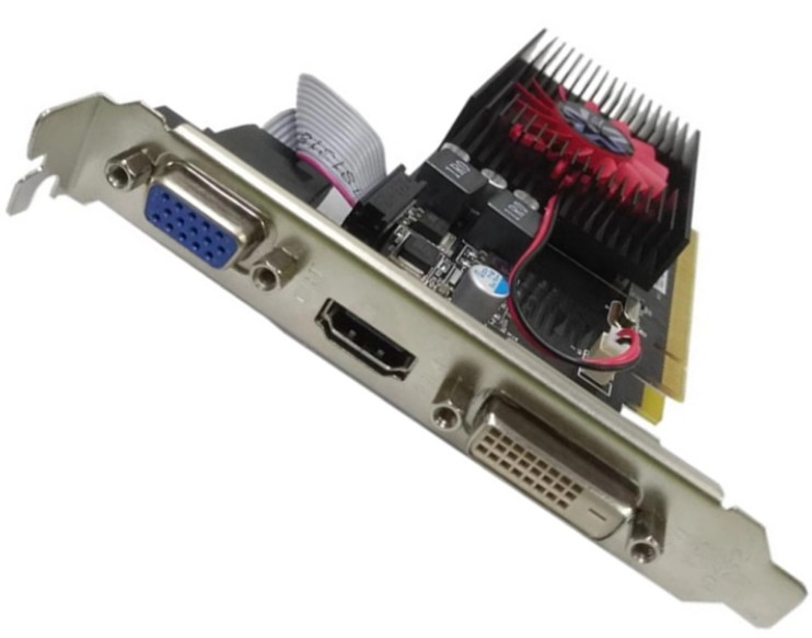 PCWINMAX Radeon R5 230 2GB DDR3 64bit 160SP VGA DVI HD Low Profile Graphics Card For PC