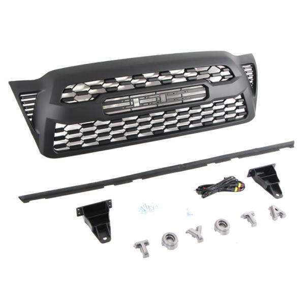 ABS Plastic Front Grille 2005 2006 2007 2008 2009 2010 2011 For Toyota Tacoma