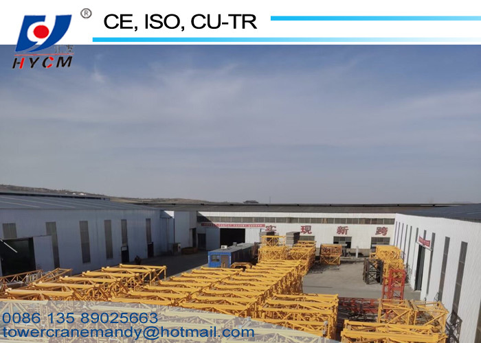 380V/60Hz Hydraulic Tower Crane 60m Arm Topless Types of Tower Crane 11.7m Counter Jib Electric Tower Crane