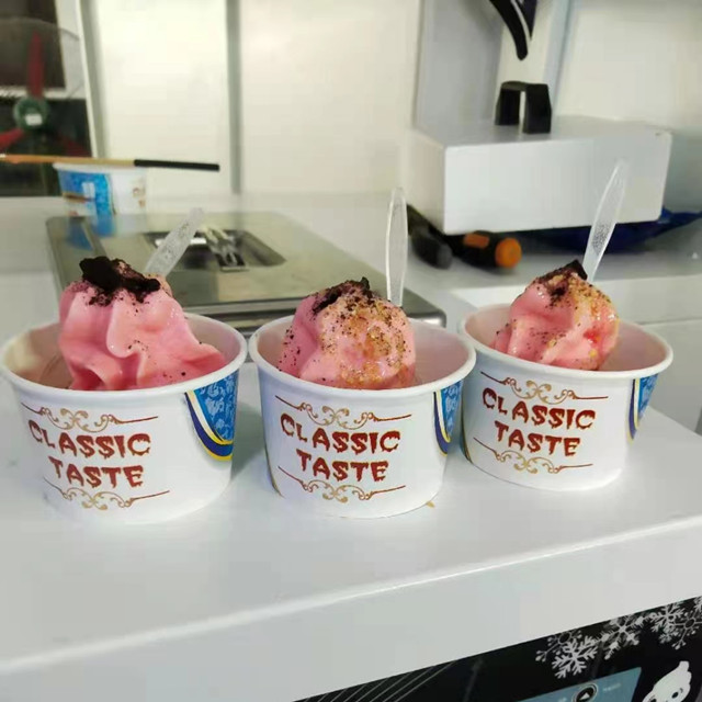 Fully Automatic Outdoor Soft Serve Ice Cream Vending Machine