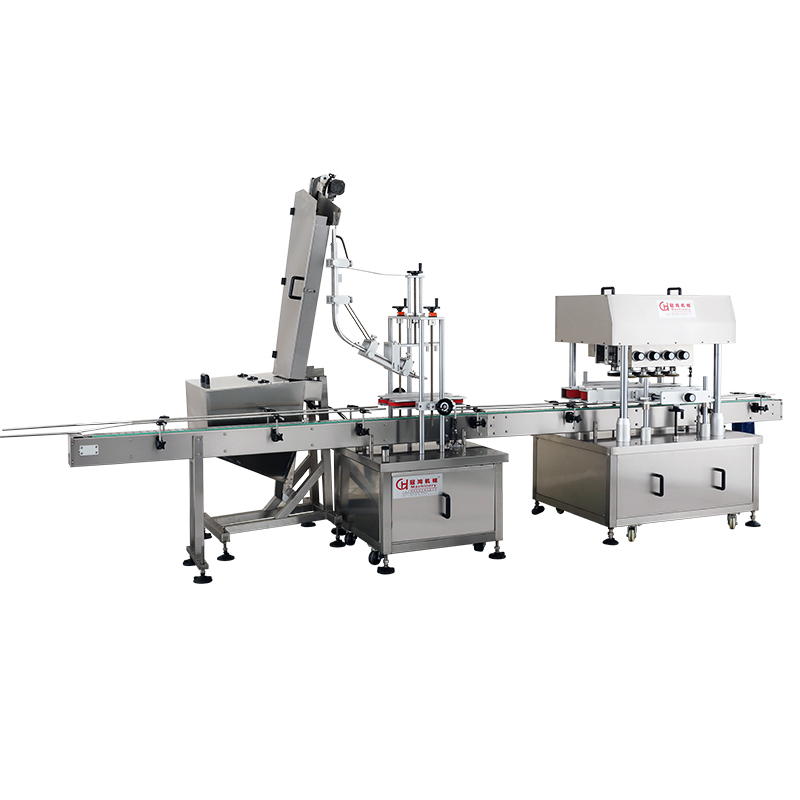 PLC Core Components 2.5KW Simple Automatic Linear Capping Machine for Your Benefit
