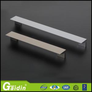 China bedroom dresser anodized foggy siver aluminum furniture handle wholesale
