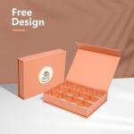 Eco Friendly Pink Magnetic Gift Box Chocolate Cookie Kraft Paper Gift Magnetic
