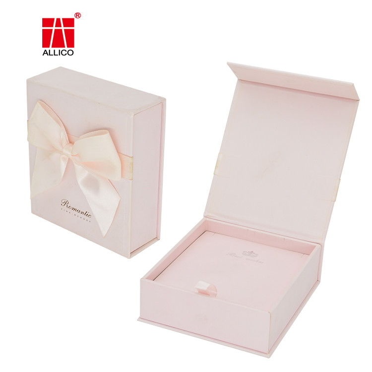 Folding Custom Hair Extension Boxes , 1-4C 160gram 5x7 Jewelry Box