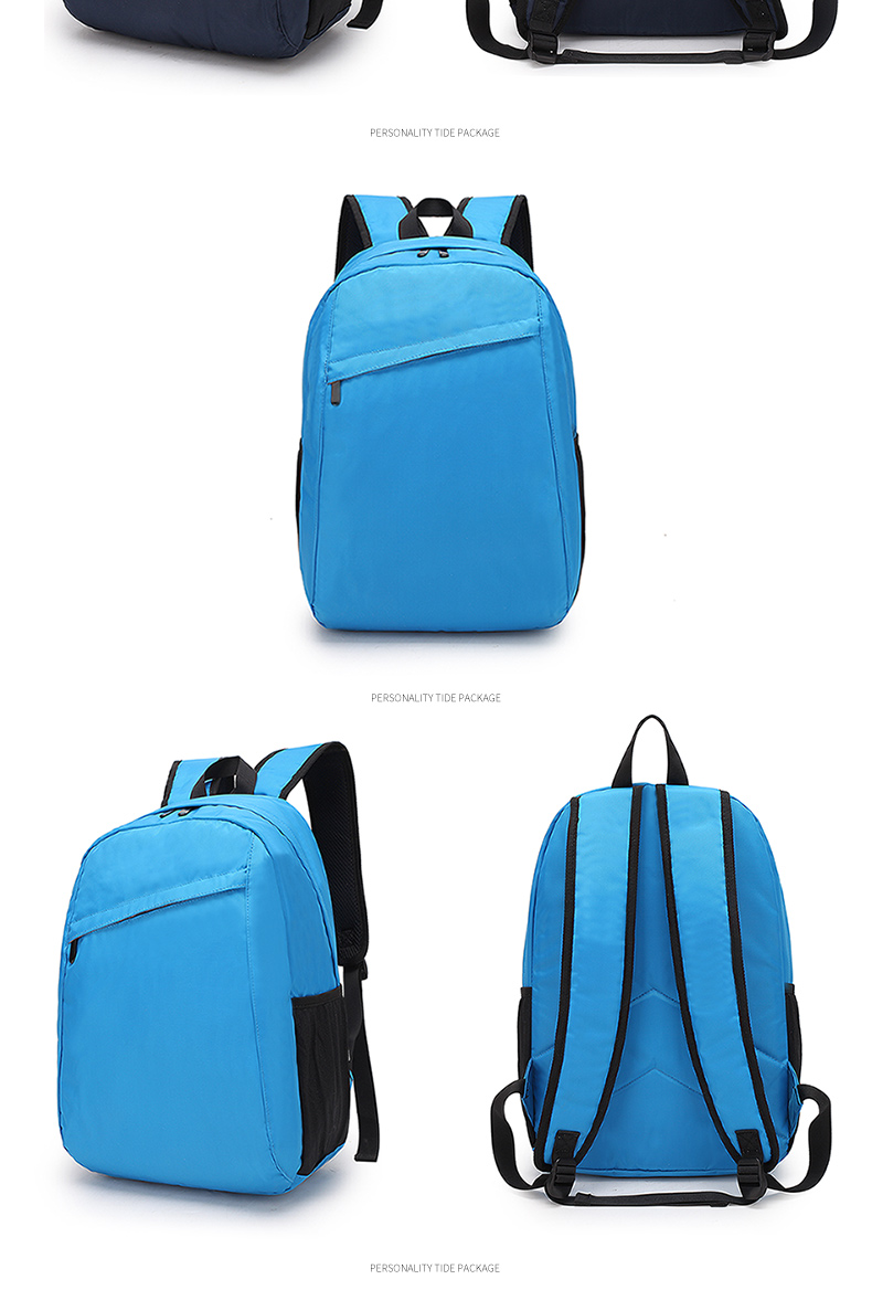 Custom logo fashion middle school students waterproof backpack for kid school bag