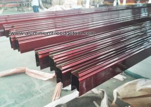 China Custom Extruded Aluminium Sliding Door Track Extrusions /  Section wholesale