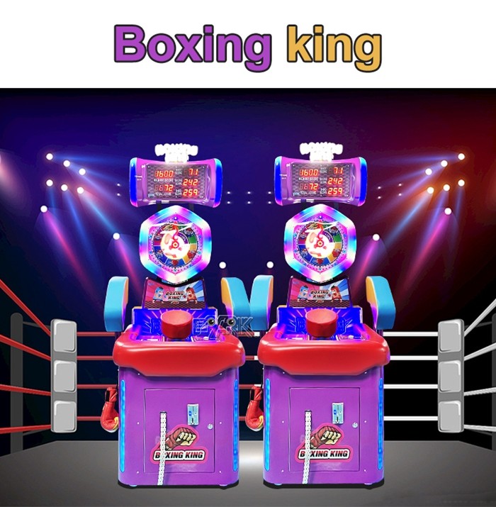Coin Operated Ultimate Electronic Iron Boxing King Boxing Champion Game Machine