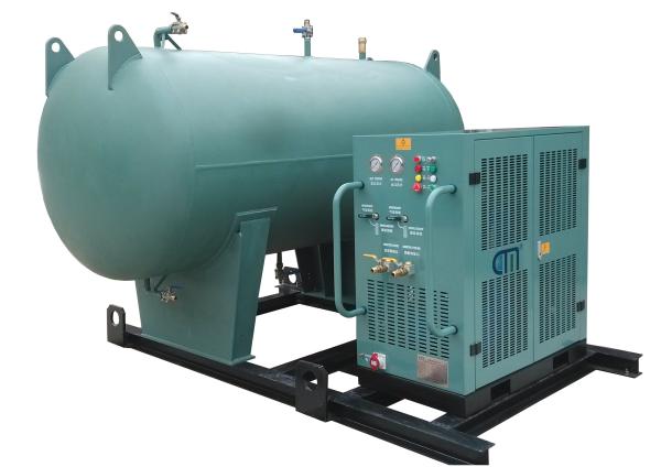 Freon Recovery Machine Value With Refrigerant Liquid Receiver Tank Refrigerant