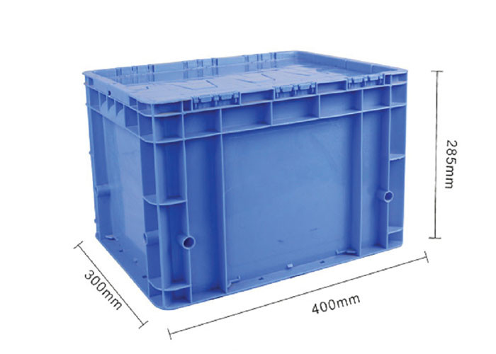400*300mm Attached Lid 25kg Euro Stacking Containers