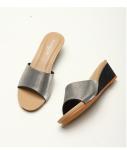 BS166 Fashion Sandals Women'S European And American Rhinestone Cross Strap Back