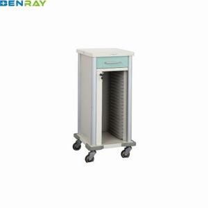 China Steel patient record trolley wholesale