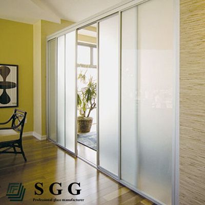 frosted partition glass