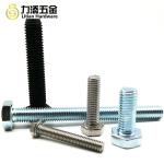 Stainless steel hex bolts black hex bolts galvanized hex bolts