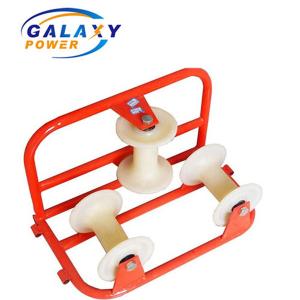 China 200mm Cable Diameter Load 10KN Ground Cable Pulley Roller wholesale