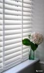 White Bathroom Glass Jalousie Window Louvers With Air Ventilation Shutter