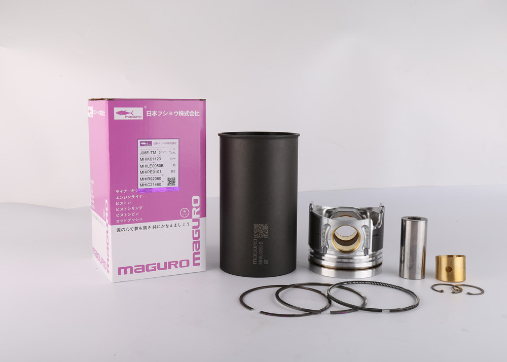 HINO J05E-TA 3mm Diesel Engine Liner Kit , S130A-E0101/97 liner piston set