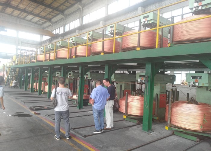 Professional Continuous Casting Machine 5000t Upcast Copper Rod Machine