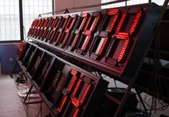 Customized LED Modules Parts 220VADC12VDC Fresnel Lens With Cobweb Cover