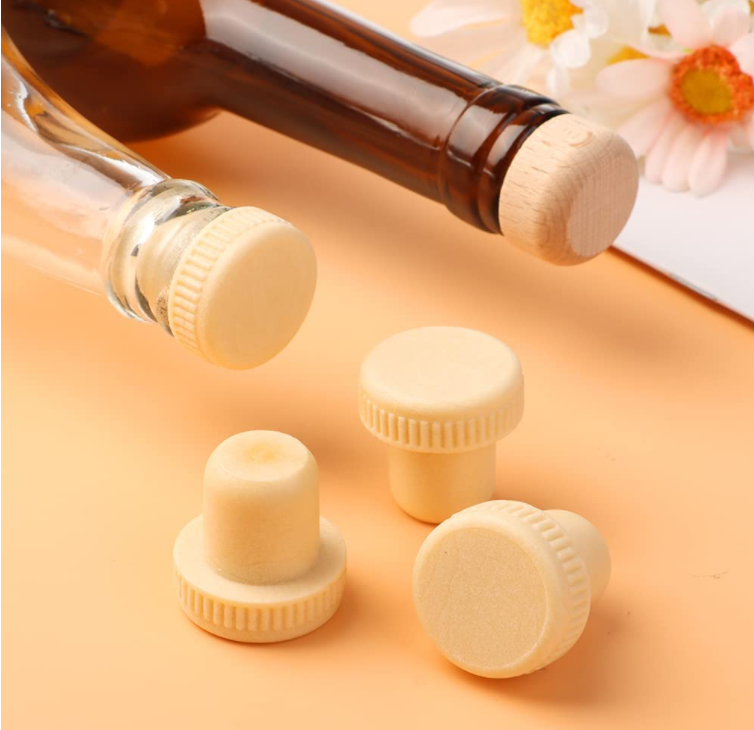 Healthy Lead-free Glass T-shaped Corks for Wine Bottle Reusable and Eco-friendly