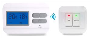 China Wireless Boiler Thermostat / Wireless Heating Thermostat For Homes wholesale