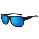 Square Cycling 144MM Sports Sunglasses Classic Black Lens Anti Glare