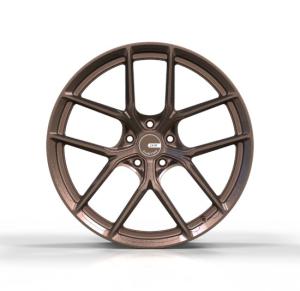 China 18x7.5 5x120 Lightweight Wheels ET25 Brushed Brown Aluminum Alloy wholesale