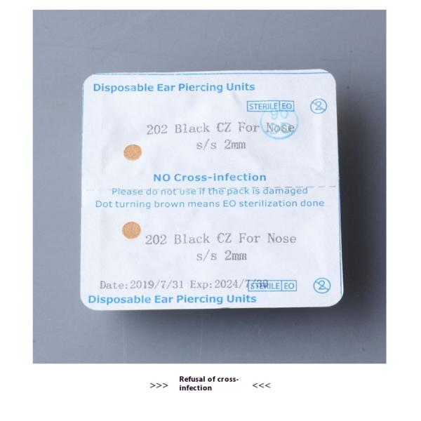 Wholesale Disposable Stainless Steel Nose Ring Puncher Gun Beauty Personal Care Jewelry Tool for Nose Piercing Made Plastic