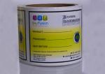 Printing custom waterproof food grade self adhesive paper labels