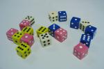Wholesale cheap specialty novelty acrylic material color custom rpg printed dice