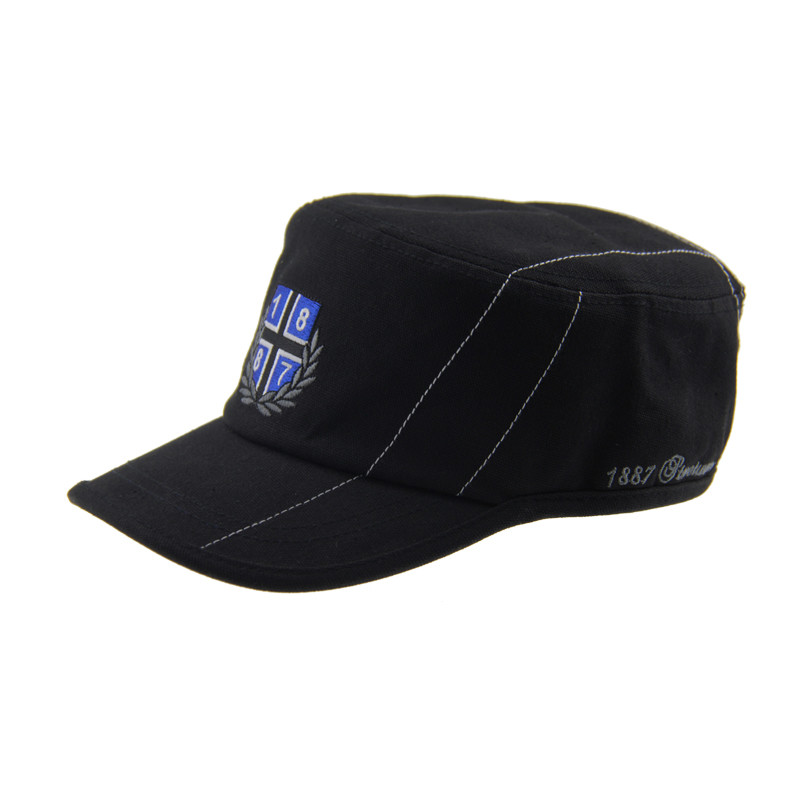 Durable Outdoor Military Cadet Cap Fitted Military Hat Custom Embroidered