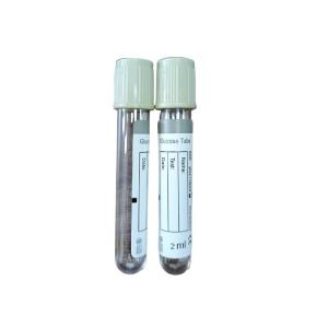China Vacuum Blood Collection Glucose Tube Grey Cap 10ml Plastic wholesale