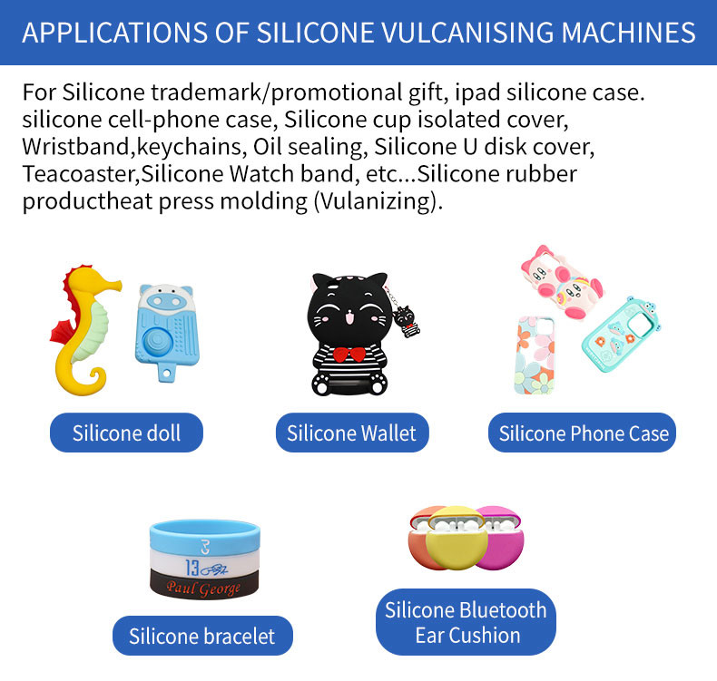 Fully Automatic Plate Vulcanizing Press Machine For Sillicone Product Making