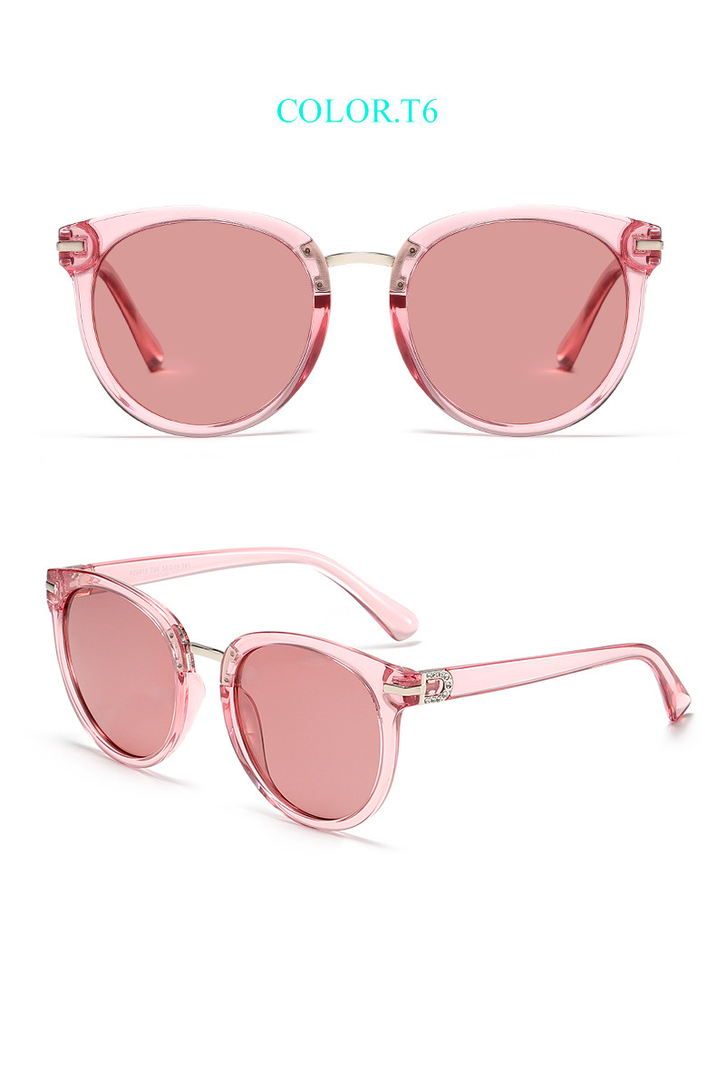 Women Driving Mirrors Vintage PC Sunglasses Reflective Flat Lens Sun Glasses UV400