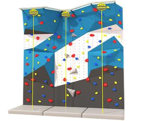 China Indoor Climbing Wall For Adults Reinforced Fiberglass Material wholesale