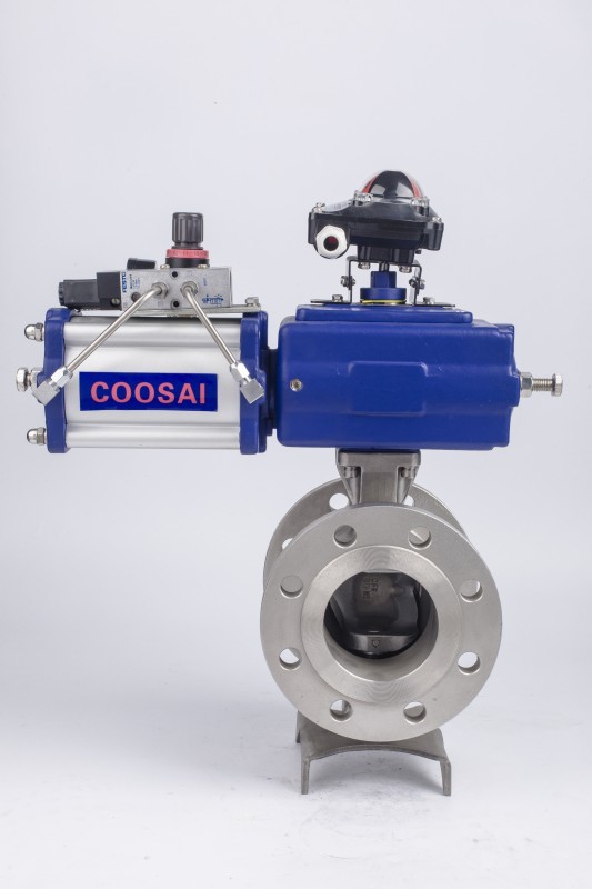 ABC Valve Company Manufactures DN15-DN1200 Segment Ball Valve with Flange Connection