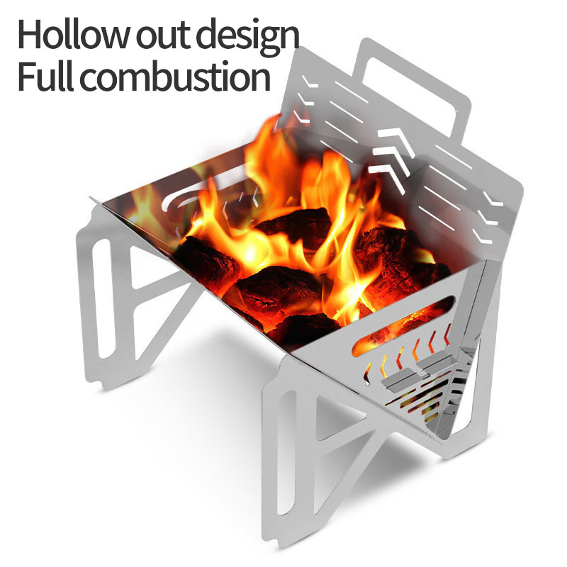 Fire Pit Barbecue Stove Outdoor Charcoal Barbecue Cooking Stove