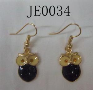 China Owl Fish Hook Earrings wholesale