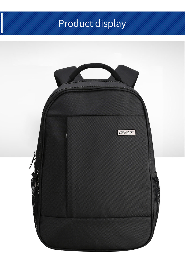 Factory high quality custom logo waterproof and anti theft school bag 15.6 inch Business Laptop Backpack