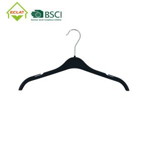 China Portable Notched 36.5cm Heavyweight Plastic Hangers wholesale