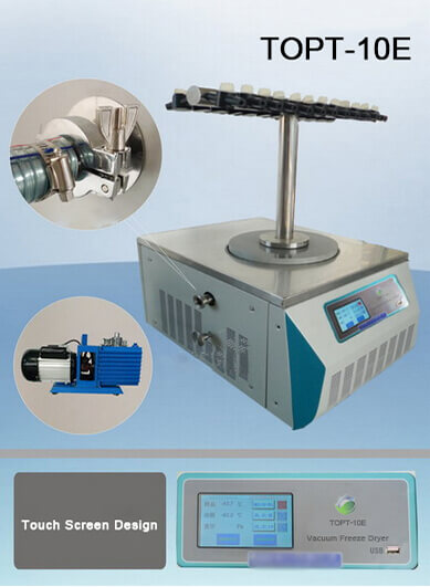 Vacuum Small Freeze Dryer Machine Laboratory CE ISO SGS
