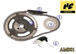 China OEM Standard Replacement Car Parts Engine Timing Chain Kit AM001 For American Motors 2.5-U(150) 4 Cyl wholesale